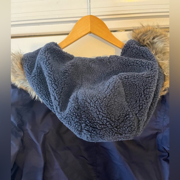 Boys Ralph Lauren Navy Blue Coat - Picture 6 of 7